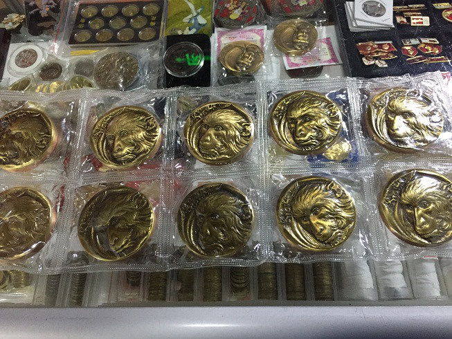 南京造币厂 猴头铜章（60毫米）